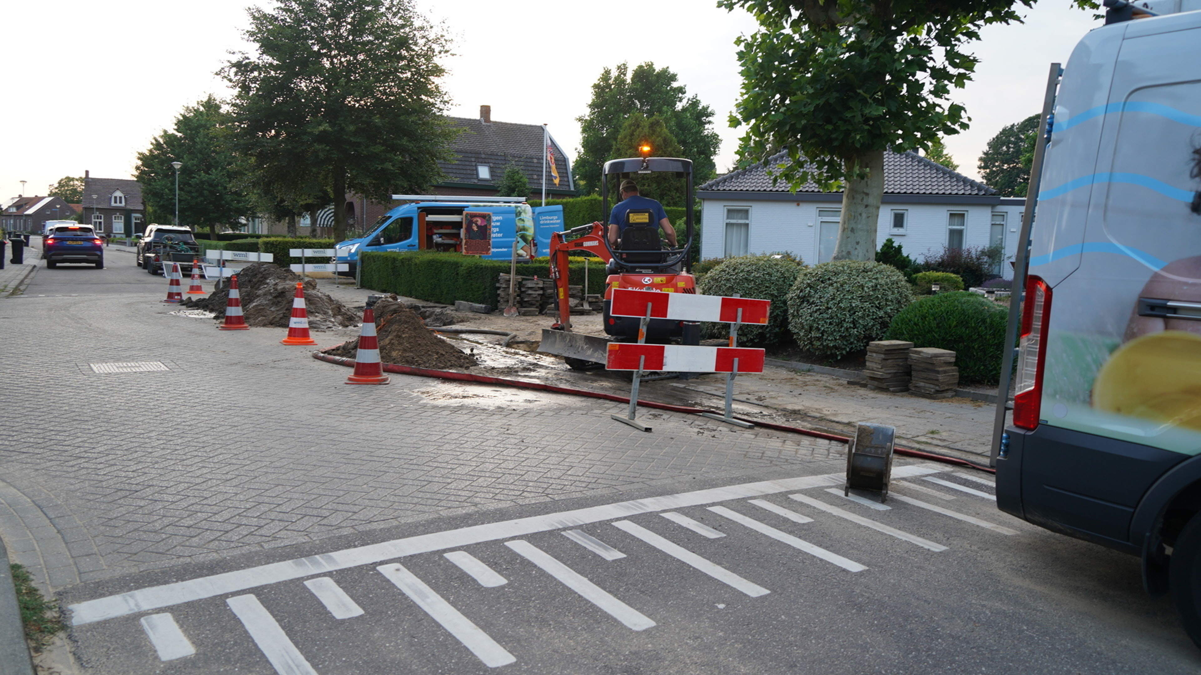 Opnieuw leidingbreuk in Sevenum: ruim honderd huishoudens zonder drinkwater